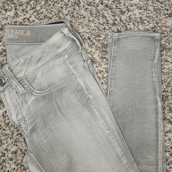 American Eagle Outfitters Women’s Grey Jeggings – Size 00 - Picture 9 of 11
